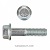 1/4-20X1-1/2 Hex Flange Bolt Grade 5 Zinc