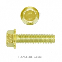 M6-1.0X12 Hex Flange Bolt CL8.8 Zinc Yellow