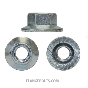 3/8-16 Serrated Hex Flange Nuts Stainless Steel 250 