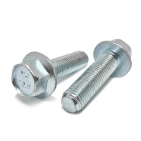 M6-1.0X12 Hex  Flange Bolt JIS Class 10.9 Zinc