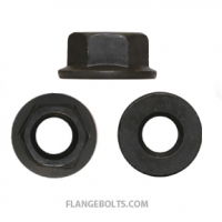 M6-1.0  Hex Flange Nut Class 10 Phos&Oil