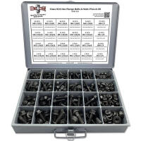 Metric Class 10.9 DIN Hex Flange Kit w/ Steel Tray - 370 Pcs