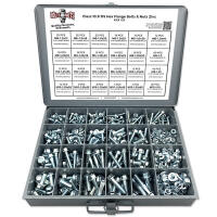 Metric Class 10.9 JIS Hex Flange Frame Bolts & Nuts Assortment M6-M10 402 PCS