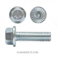 HEX SERRATED FLANGE SCREWS GRADE 5 