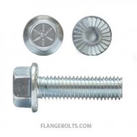 HEX SERRATED FLANGE SCREWS GRADE 8